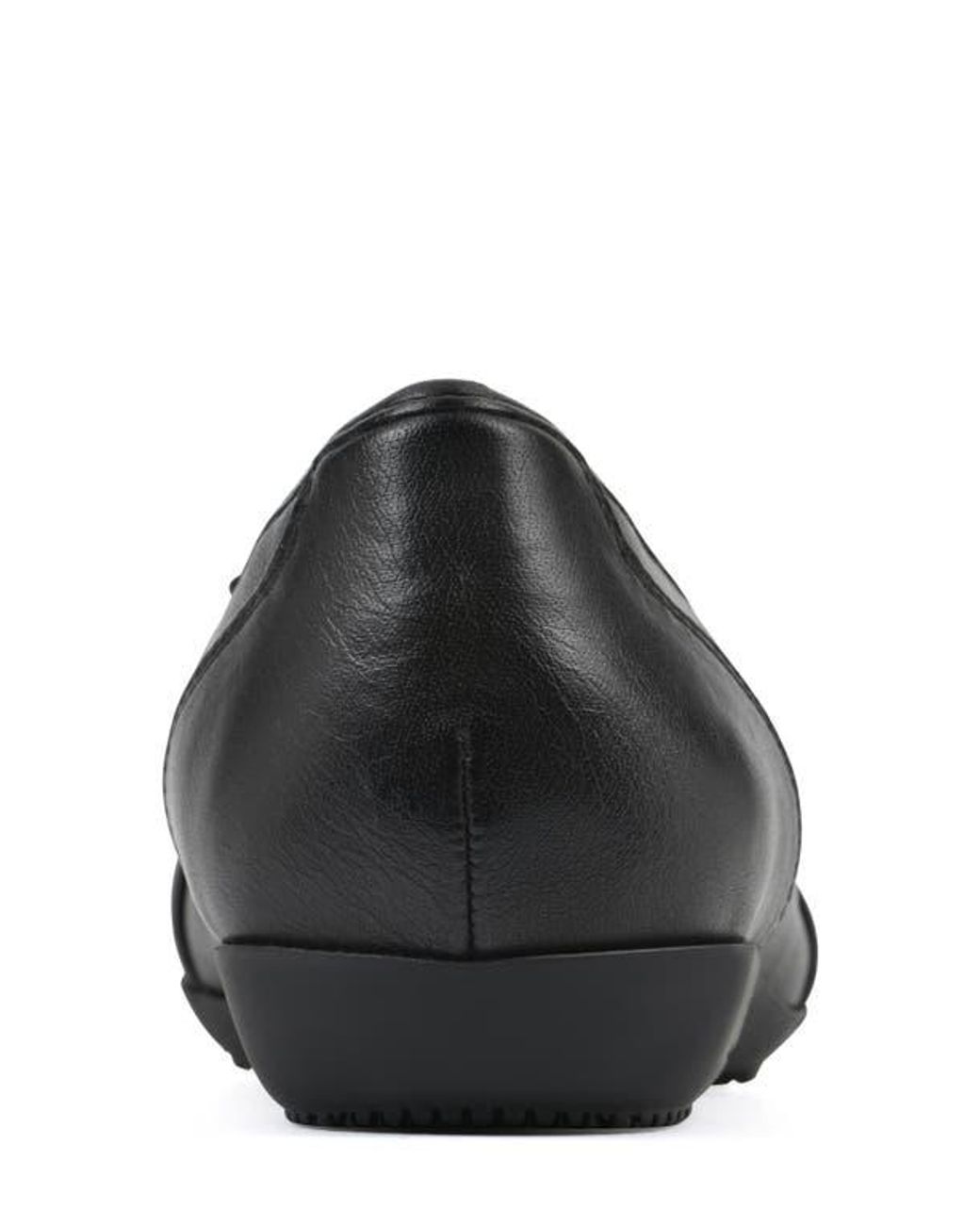 White Mountain Black Calming Buckle Strap Flat