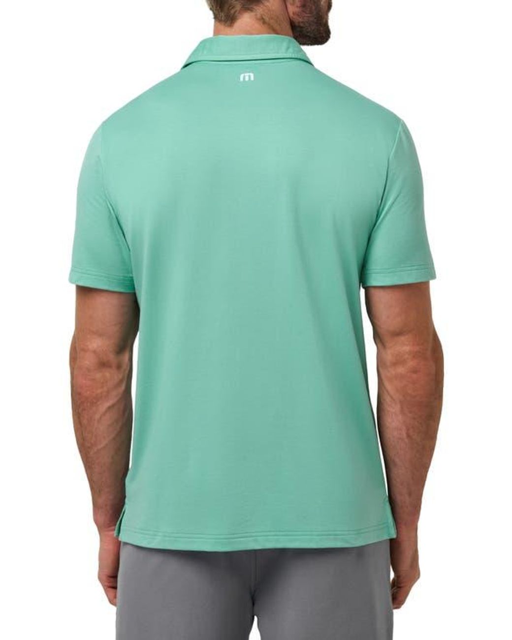 Travis Mathew Green Featherweight Polo for men