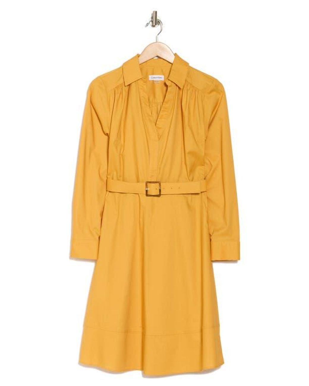 chinese dress ladies Brooke Oversized Shirt/ Shirt Dress- Pastel Yellow main image 0