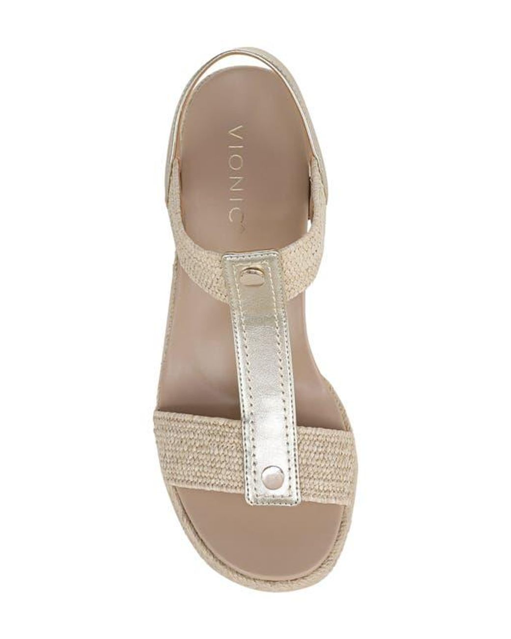 Vionic Metallic Calera Wedge Sandal