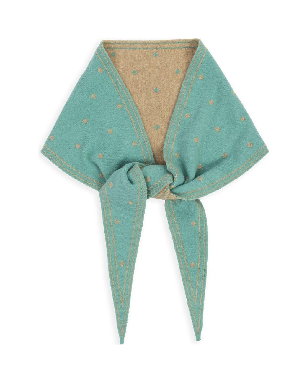 Saachi Green Triangle Scarf
