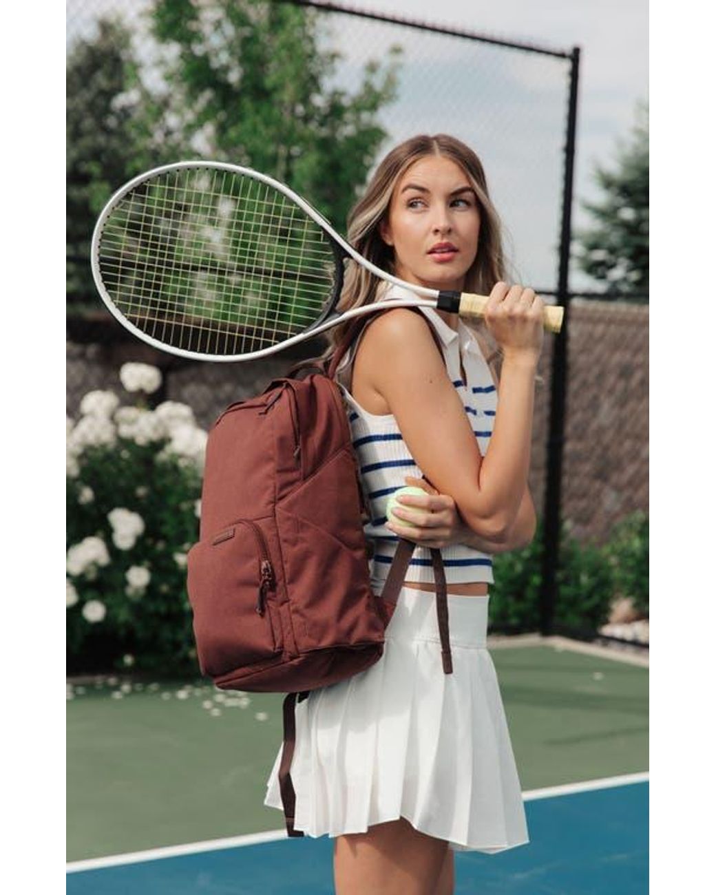 Brevite Brown The Water Resistant Backpack