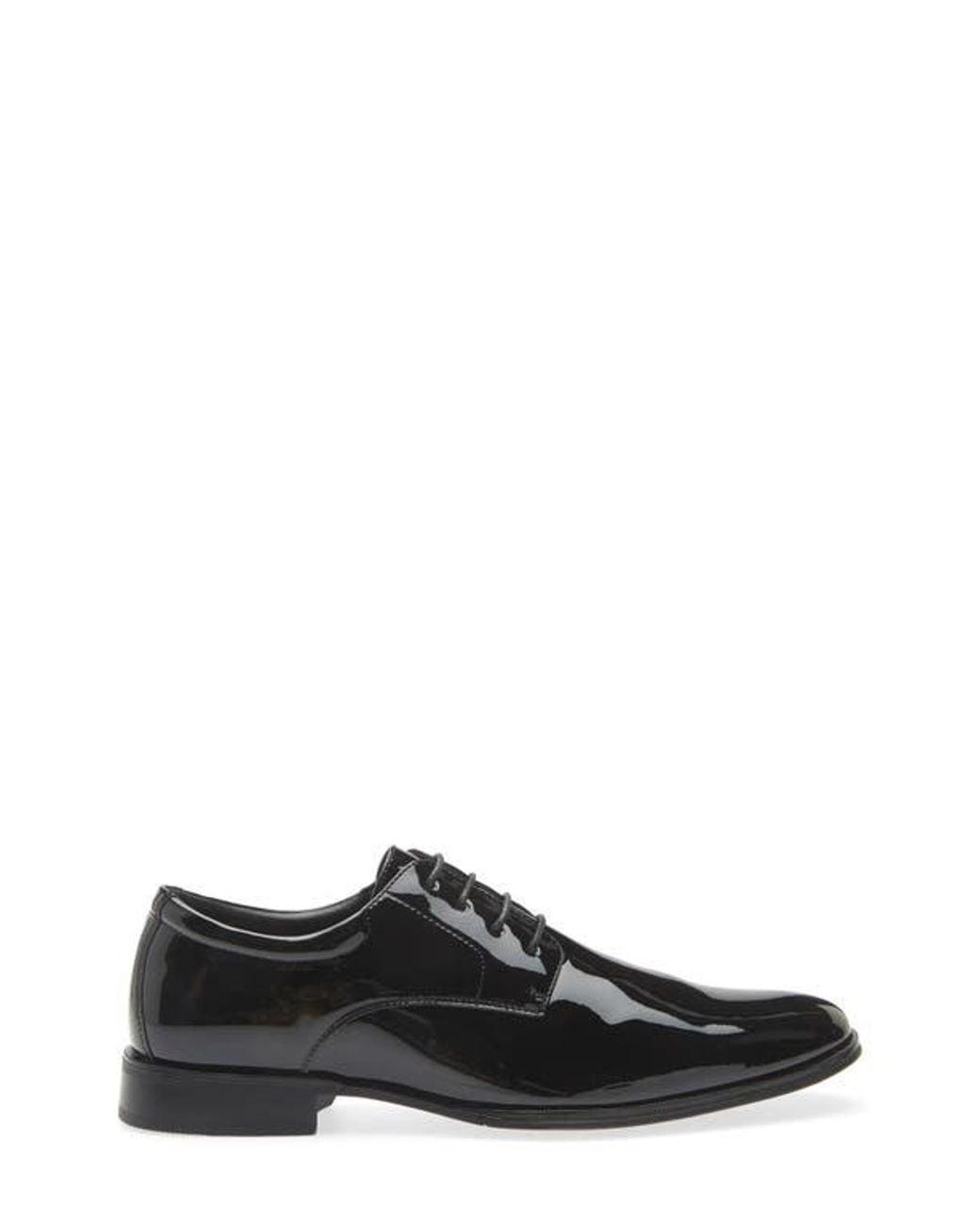 Gordon Rush Black Plain Toe Derby for men