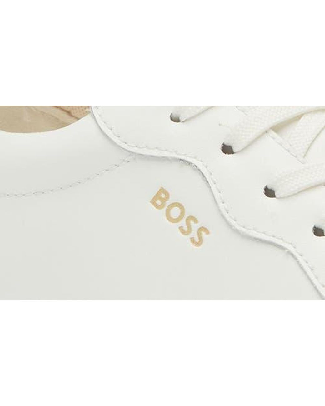 Boss White Rhys Sneaker