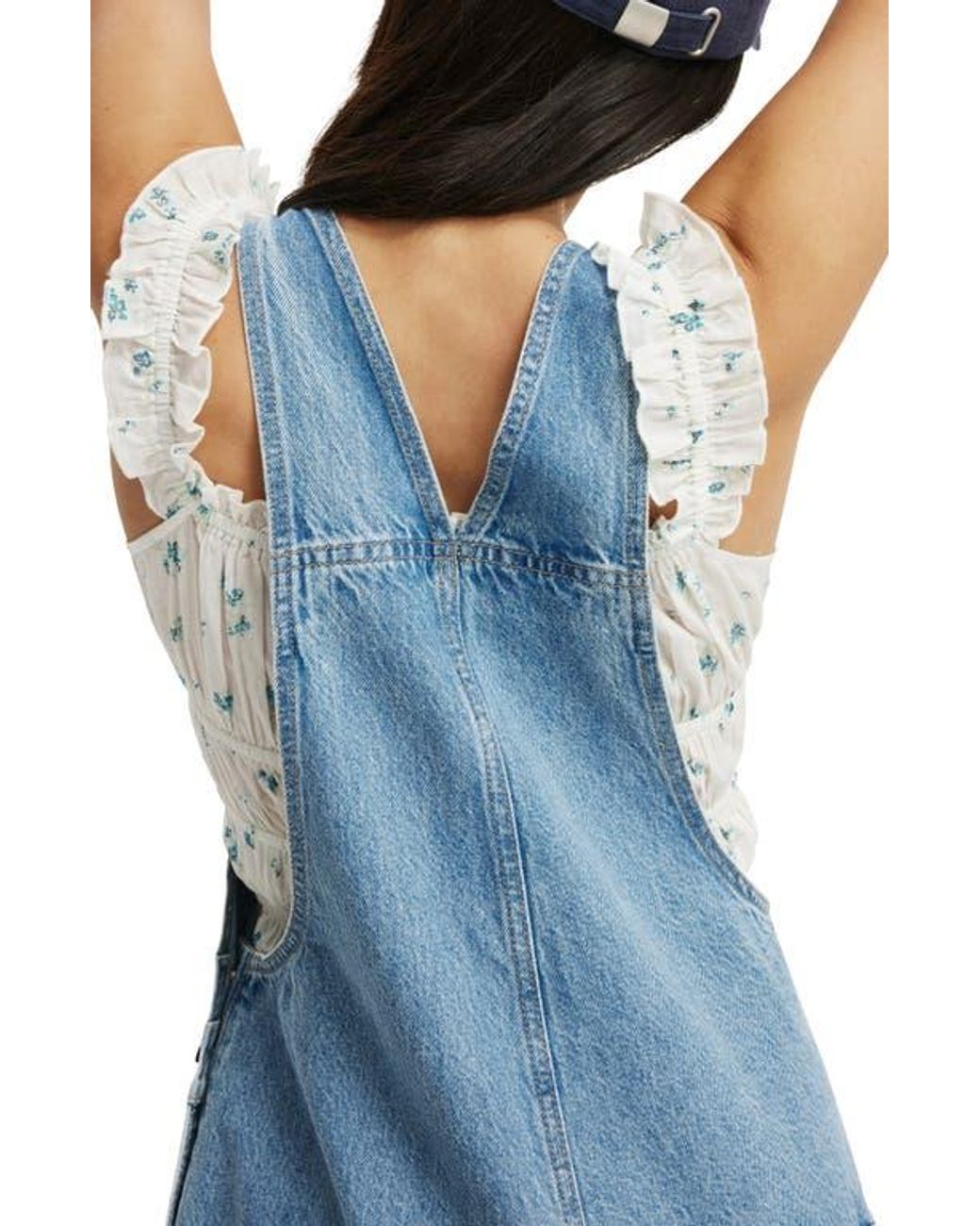 white christmas dresses Classic Denim Overall Dress – Azalea Avenue Boutique
