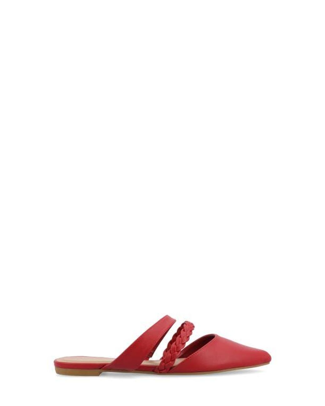 Journee Collection Red Olivea Mule
