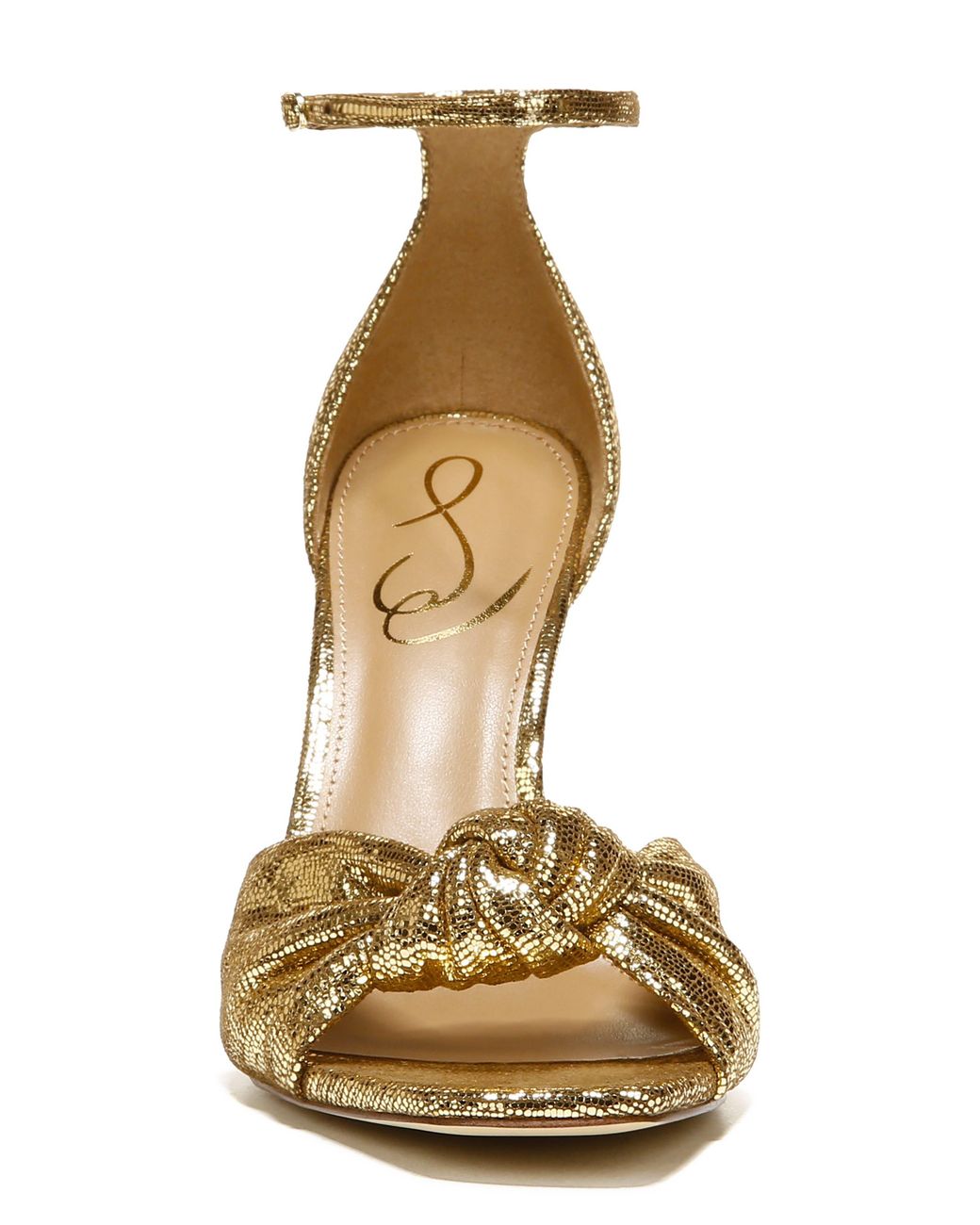 Sam Edelman Lucia Ankle Strap Sandal In Gold At Nordstrom Rack in