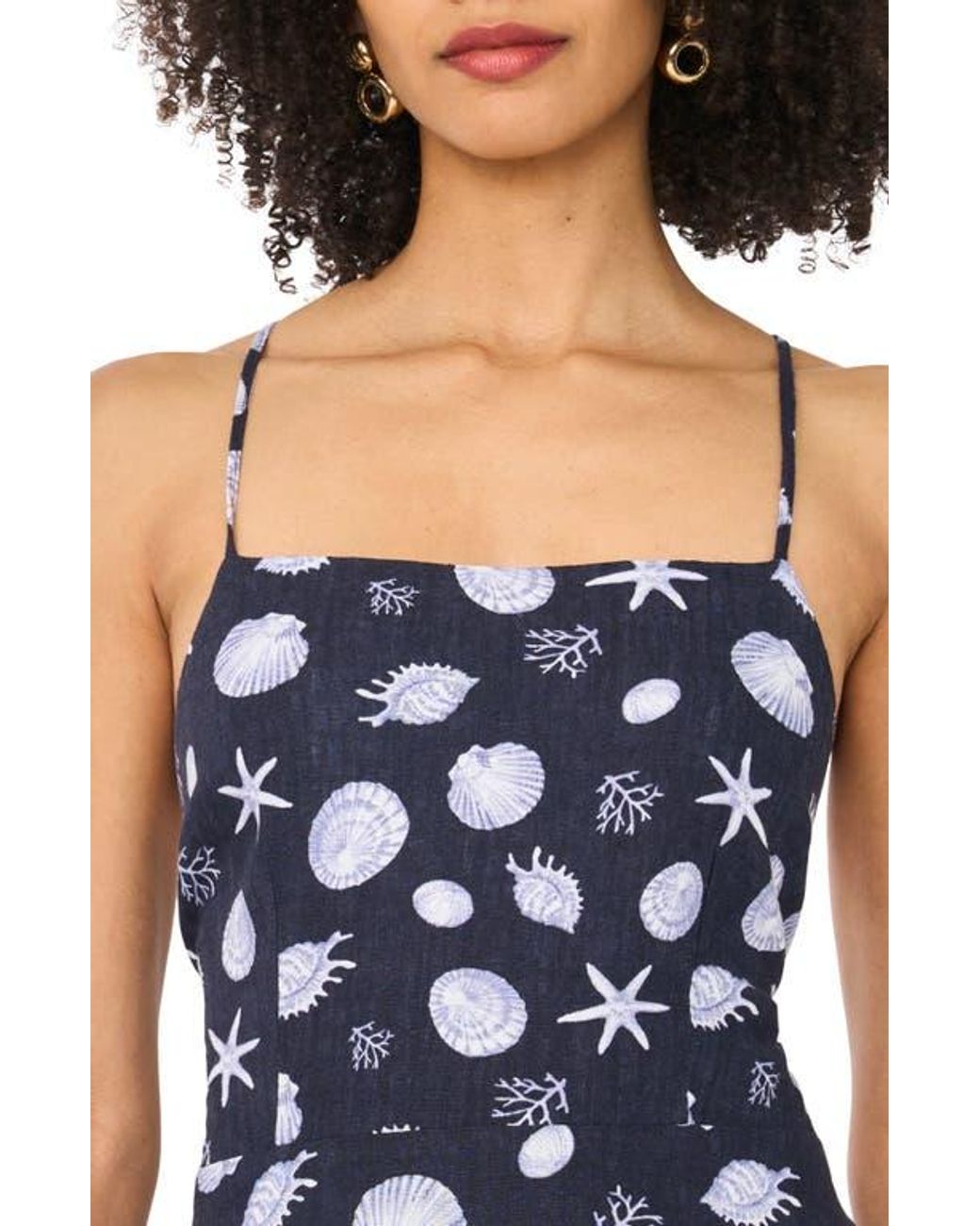 1.STATE Blue Cami Maxi Dress