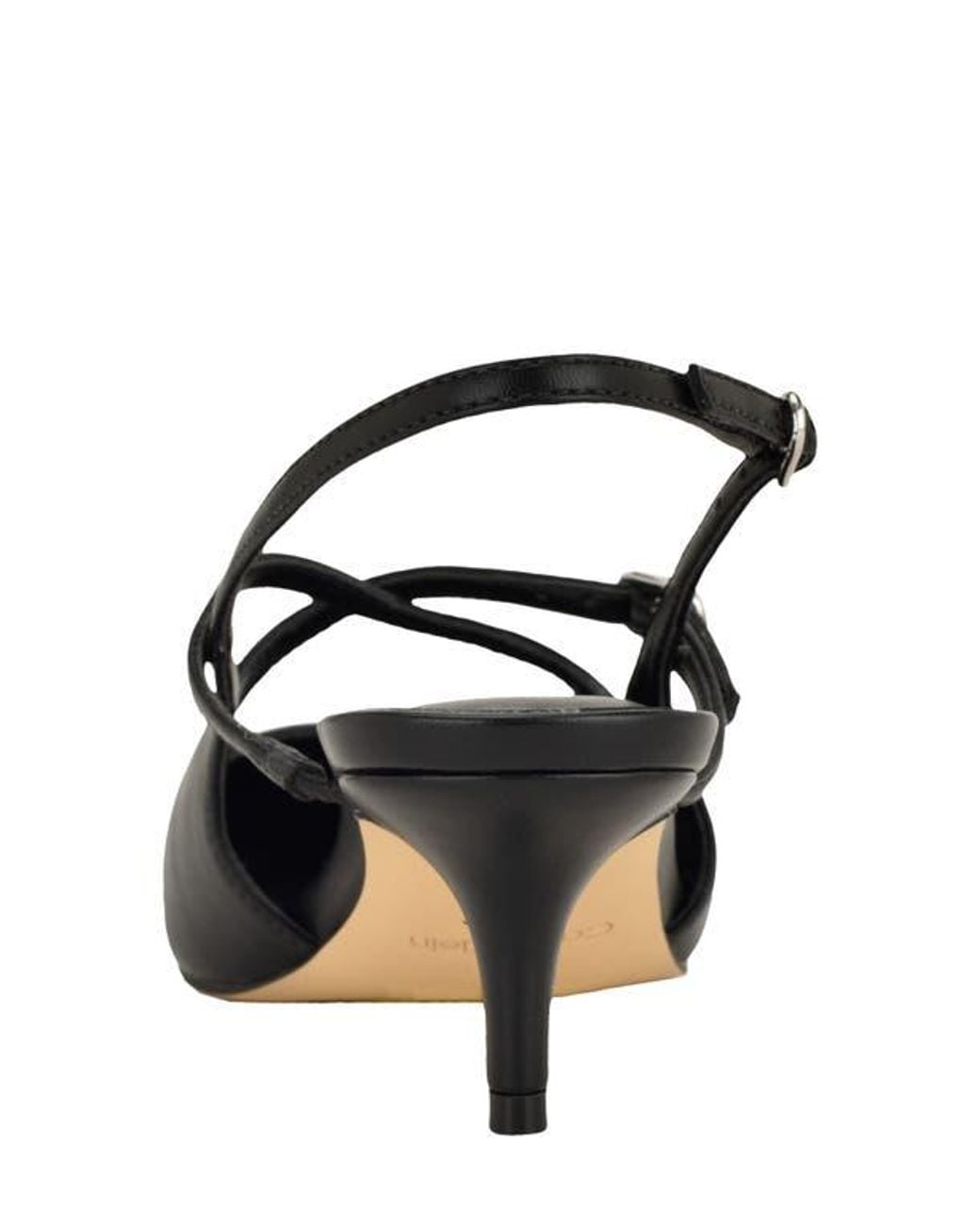 Calvin Klein Black Vierra 2 Slingback Pump