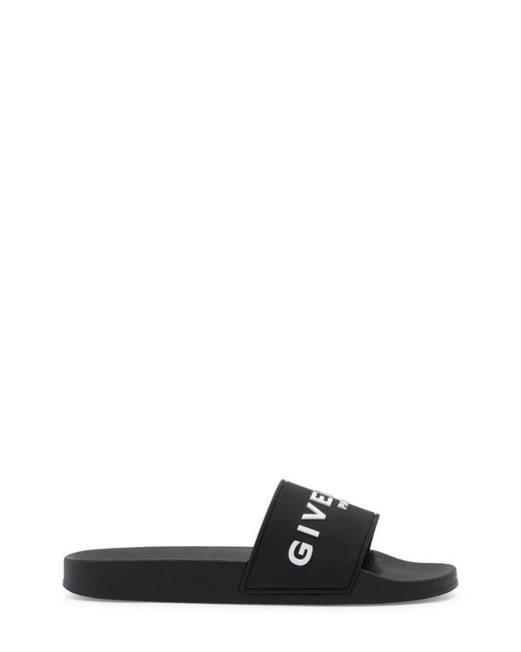 Givenchy Black Logo Slide Sandal for men
