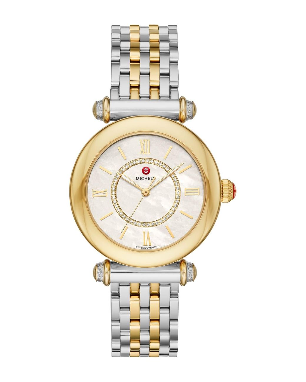 Michele caber top diamond bracelet watch