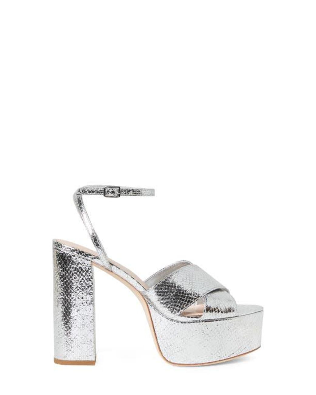 Loeffler Randall White Loretta Platform Sandal