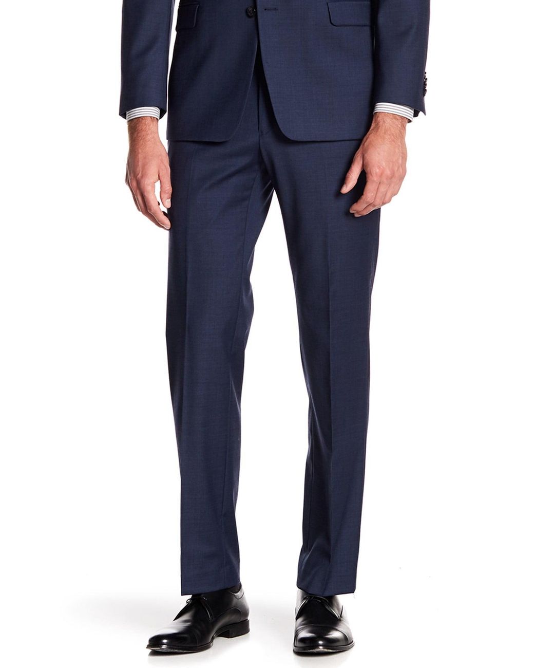 Tommy Hilfiger Tyler Modern Fit Th Flex Performance Sharkskin Suit Separate  Pant - 30-34 Inseam in Blue for Men