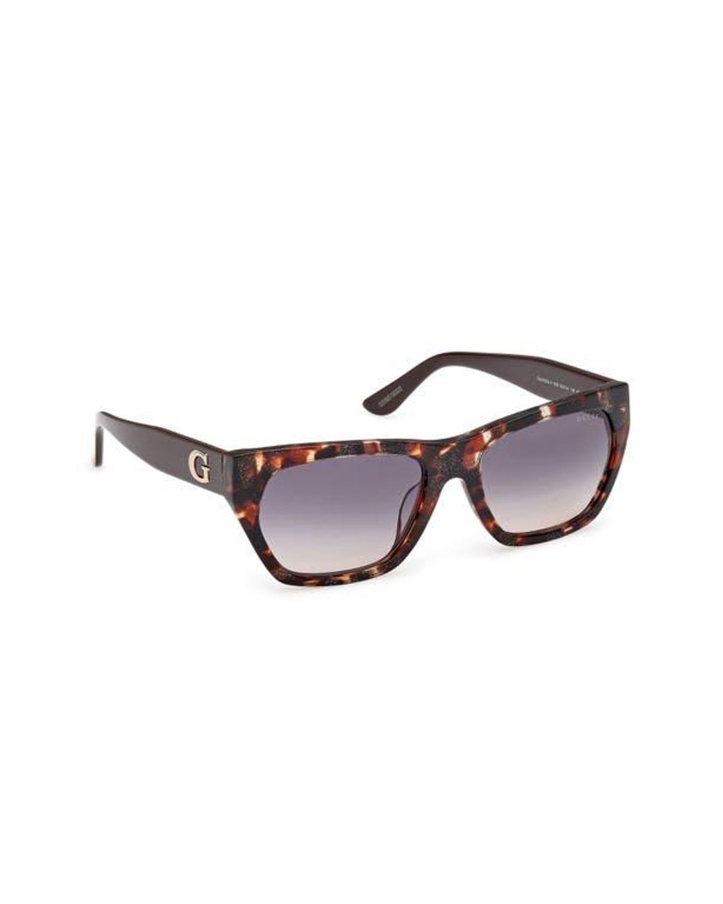 Guess Brown Geometric Sunglasses for men
