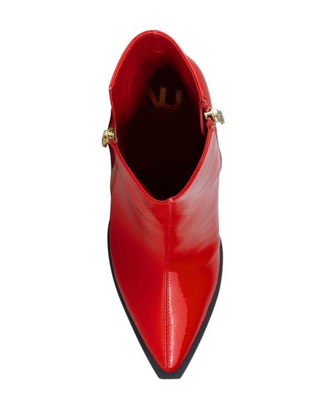 Ninety Union Red Galaxy Pointed Toe Wedge Boot
