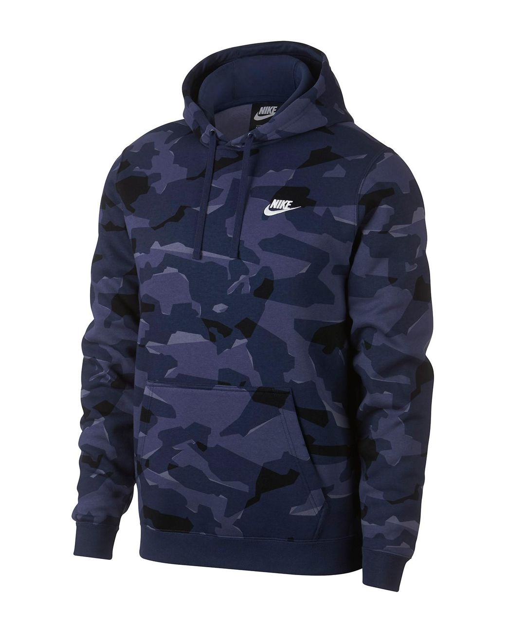 Specificitet kapitel Kunstig Nike Club Camouflage Fleece Hoodie in Blue for Men | Lyst