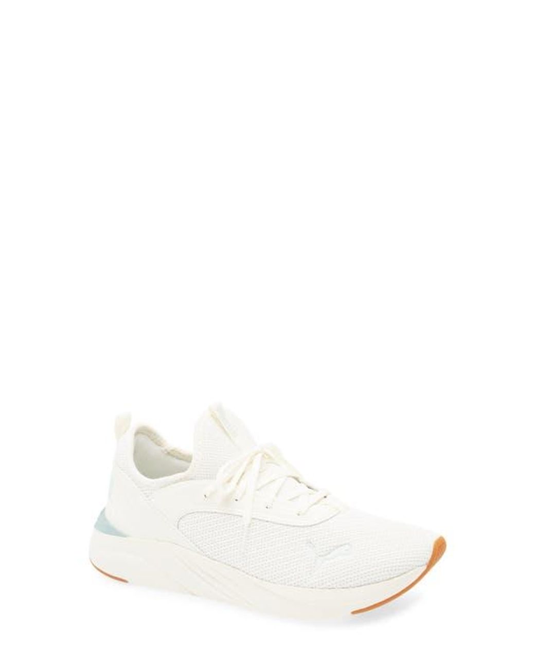 PUMA White Softride Ruby Luxe Sneaker