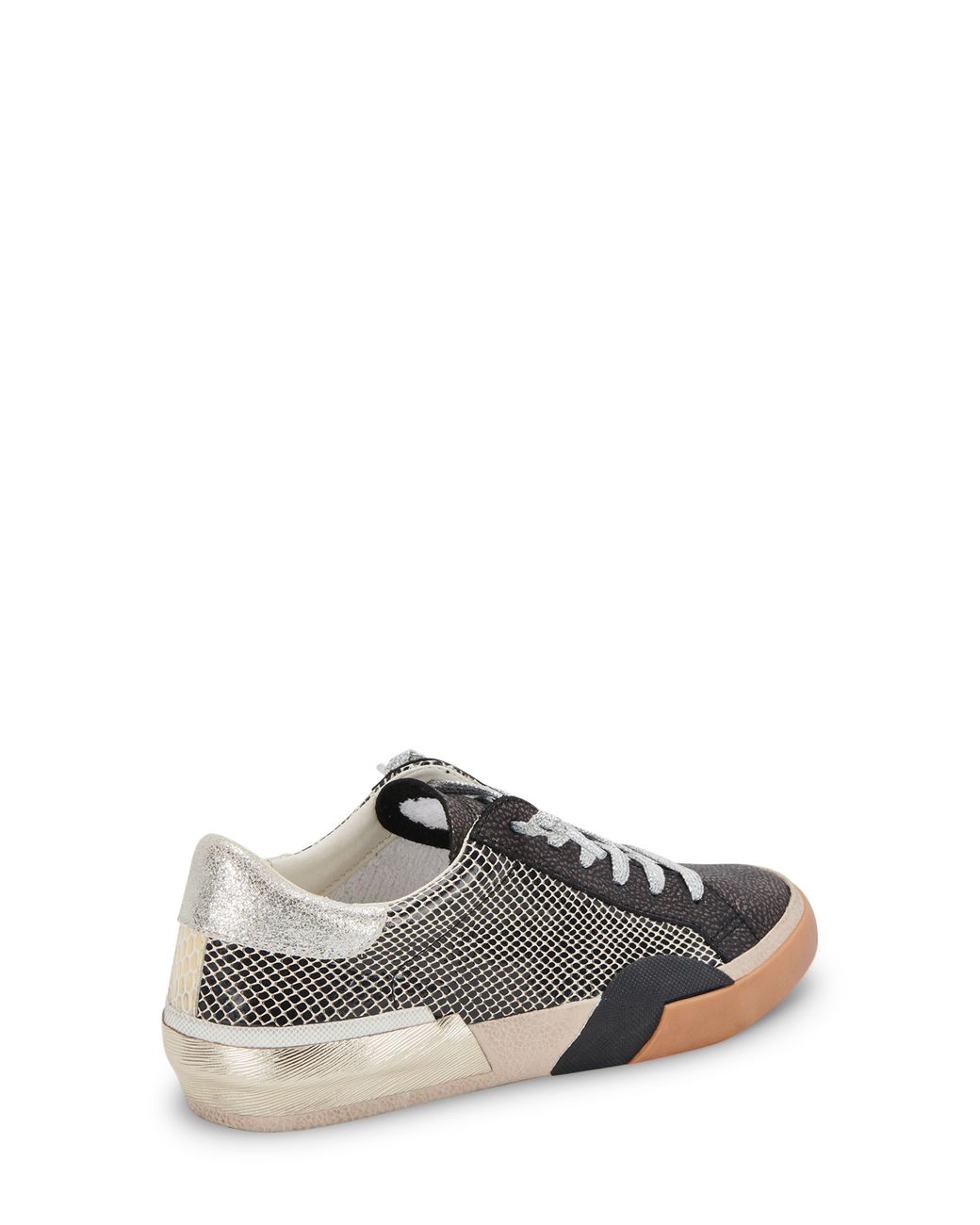 zina sneakers in white black leather
