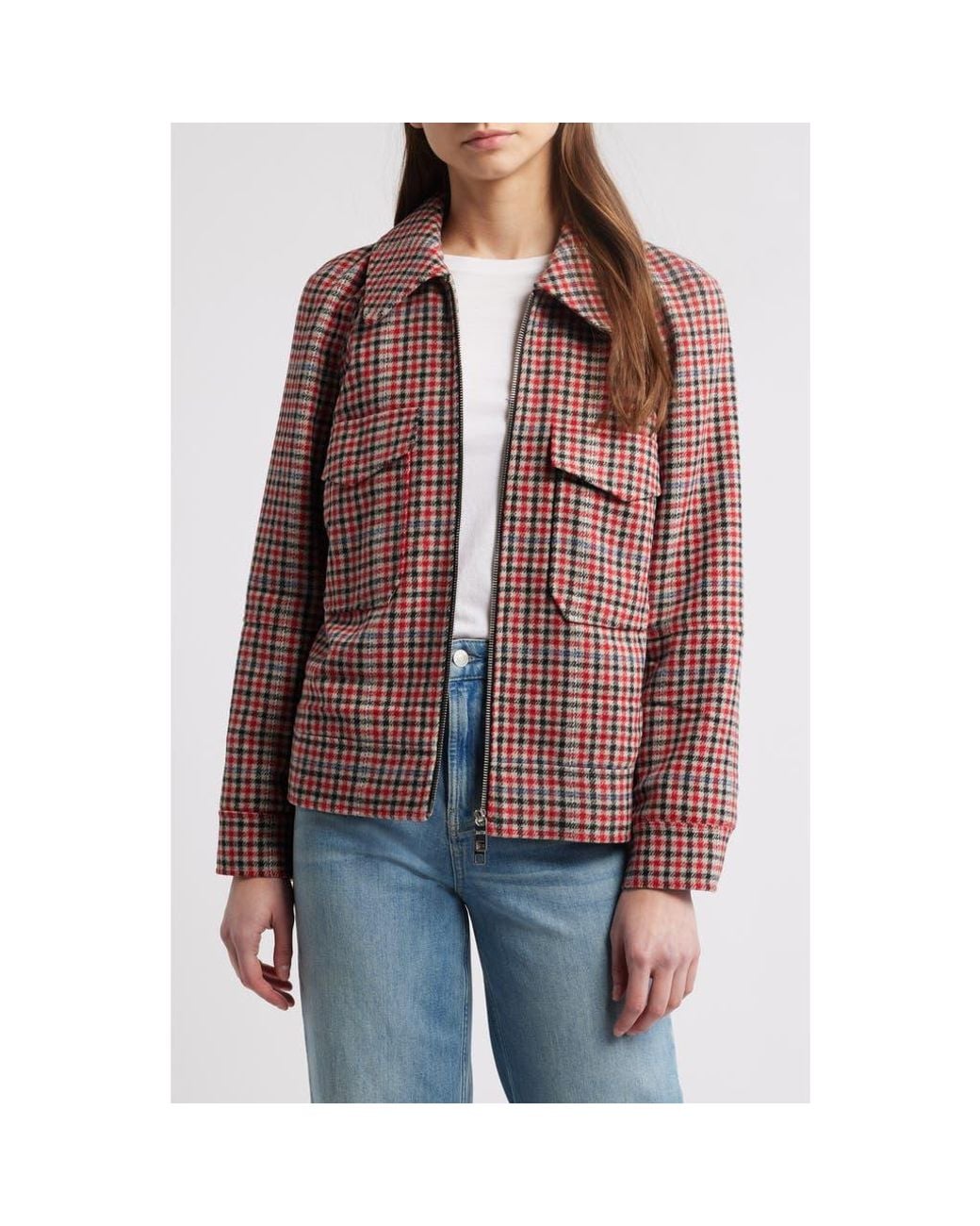 Rails Red Cheyenne Zip Front Jacket