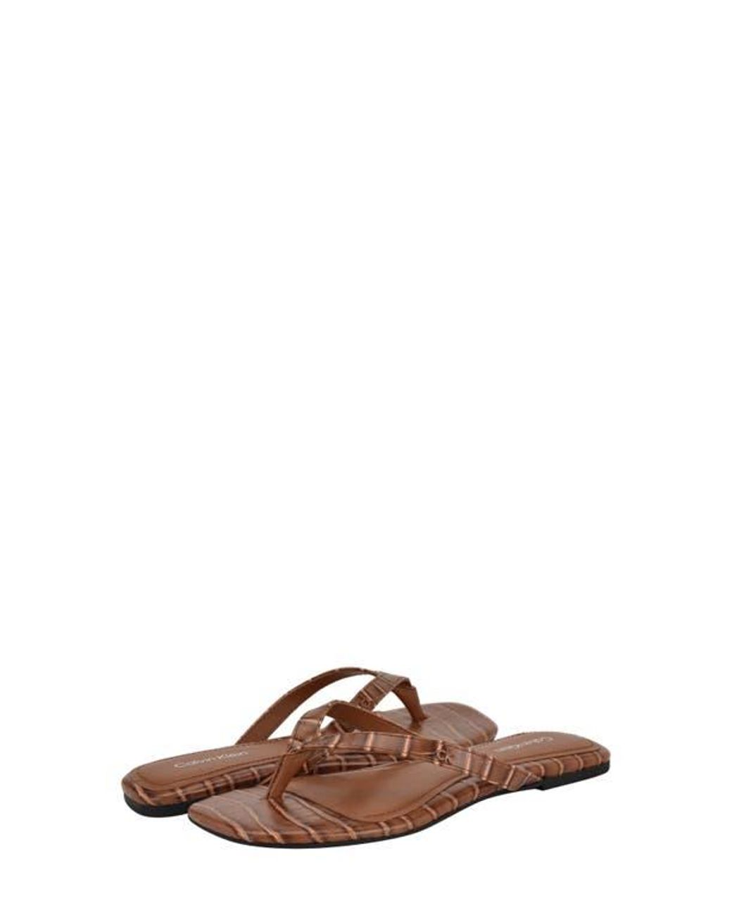Calvin Klein Brown Stelea Flip Flop