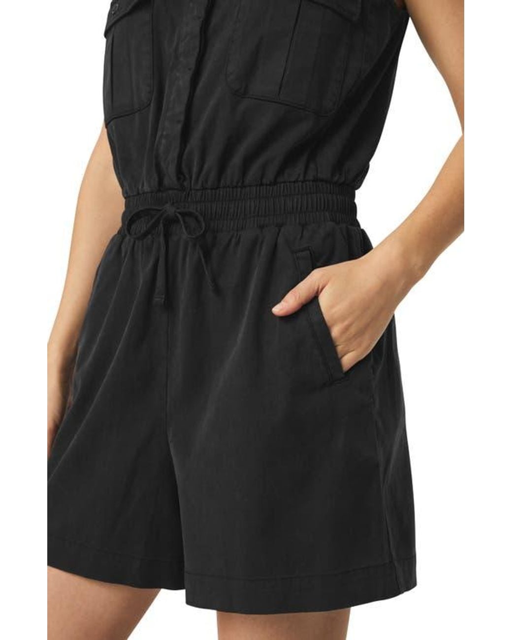 Splendid Black Adelina Romper