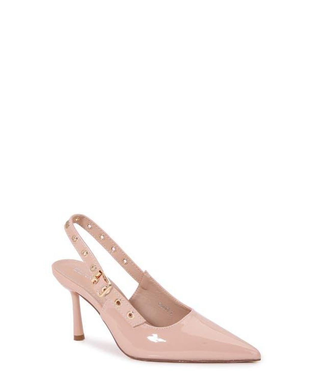 BERNESS Pink Candes Grommet Slingback Pump
