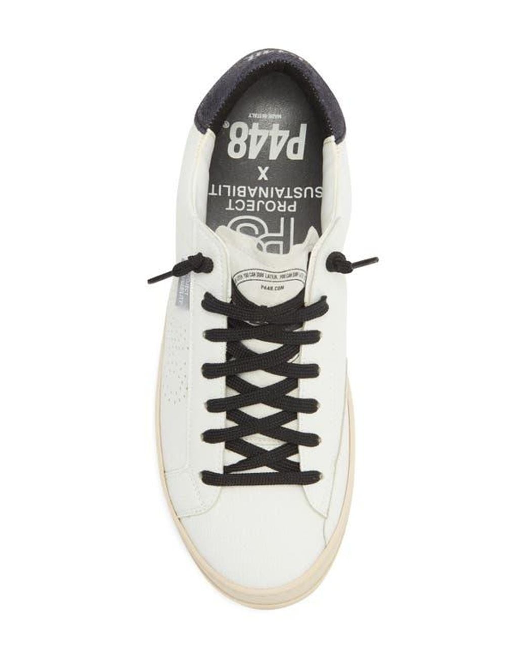 P448 White John Sneaker for men