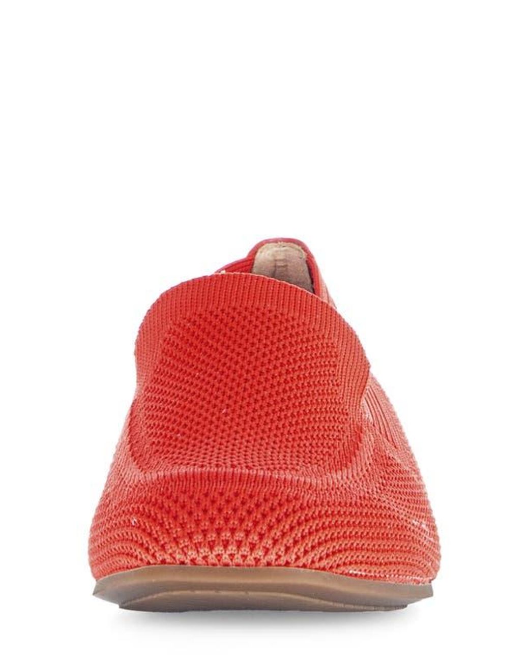 Gabor Red Rhinestone Knit Loafer