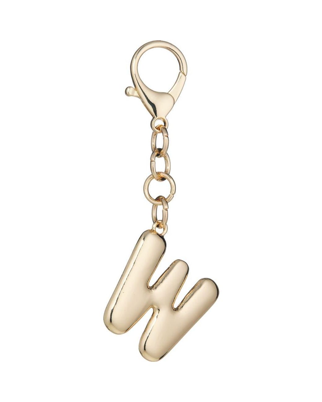 Leith Metallic Bubble Initial Bag Charm