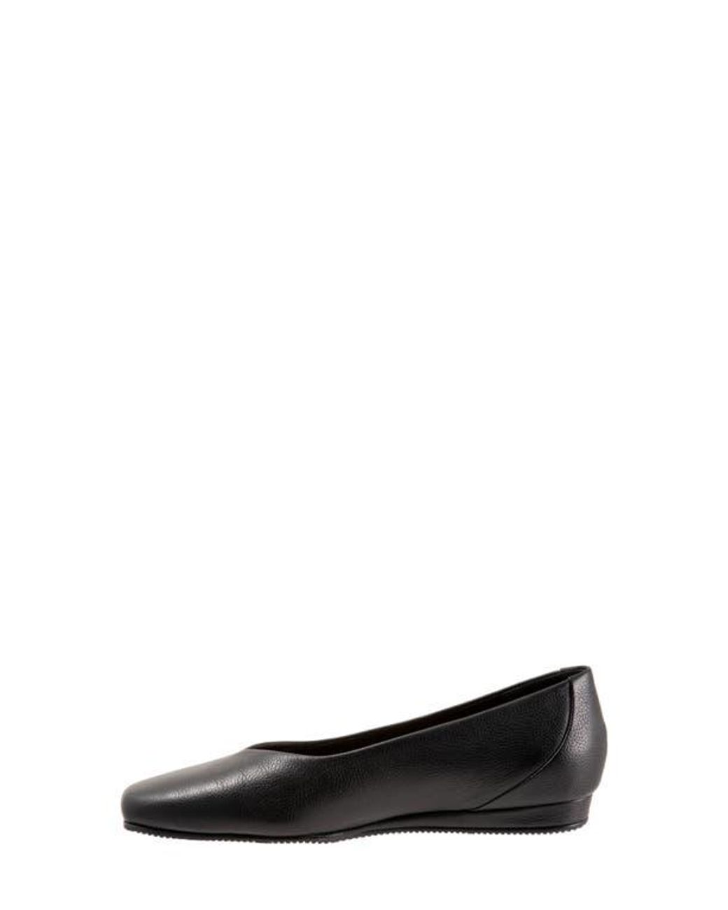 Softwalk® Black Vellore Flat