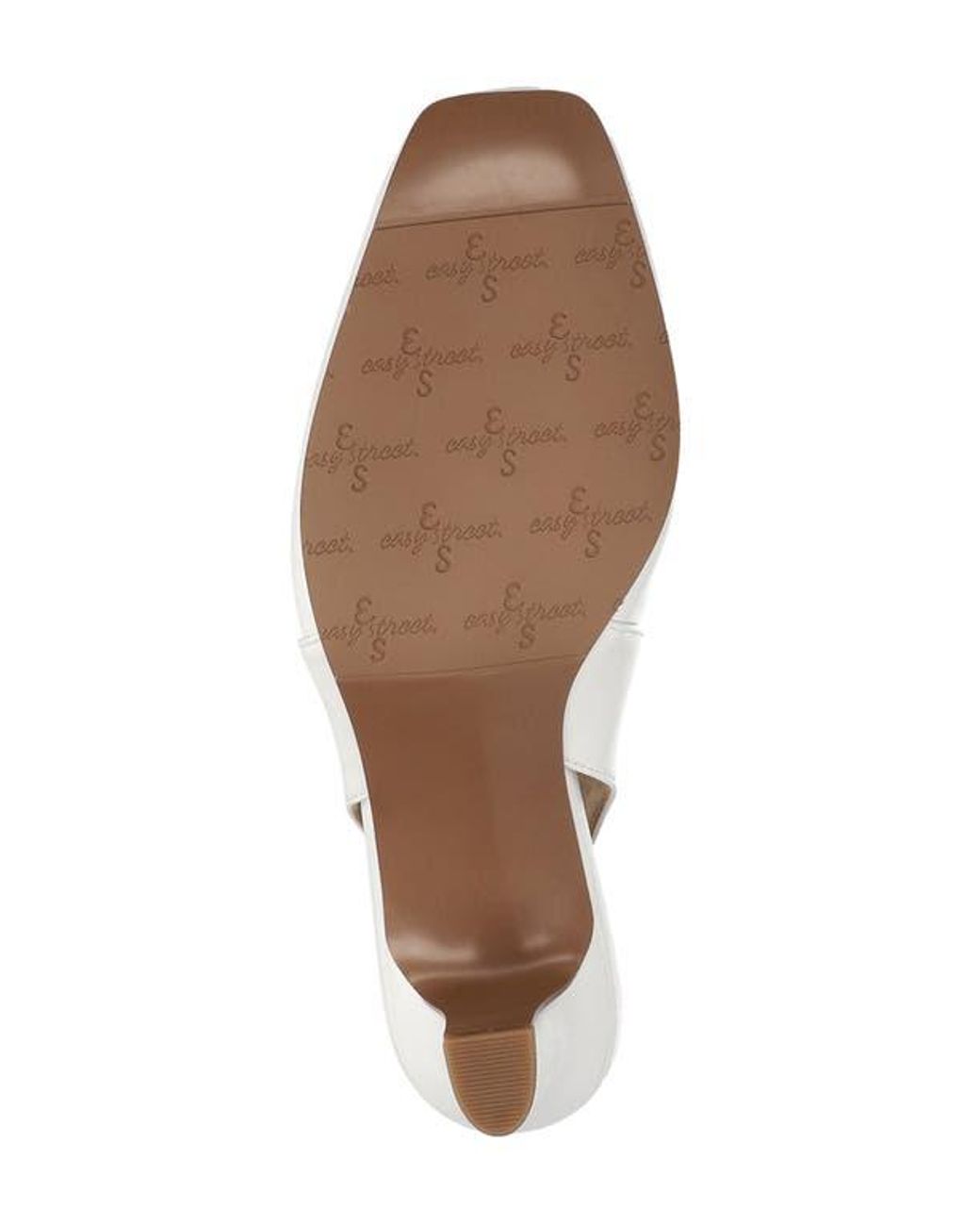 Easy Street White Ritsa Slingback Pump