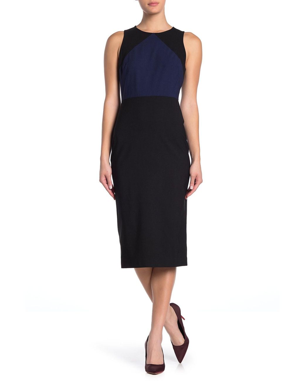 midi tailored dress