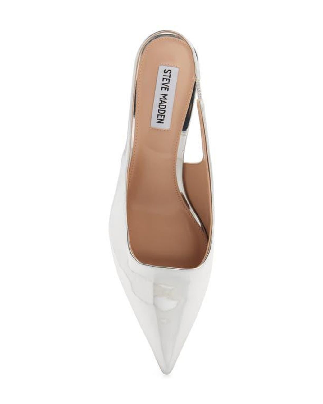 Steve Madden Aliz Slingback Pump in White | Lyst