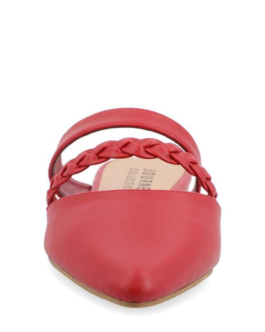 Journee Collection Red Olivea Mule