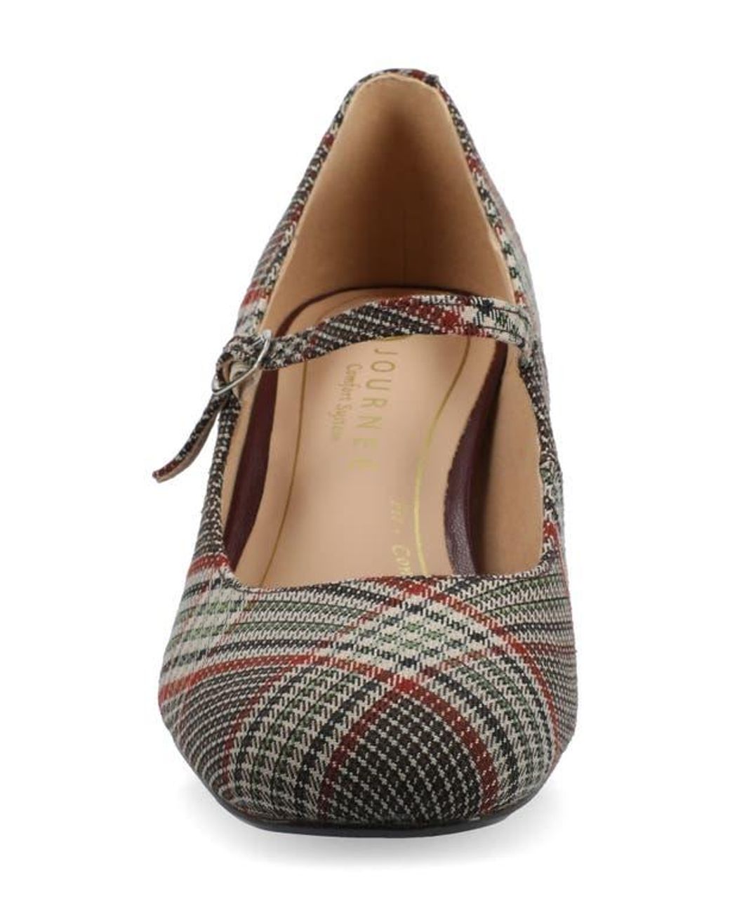 Journee Collection Brown Okenna Pump