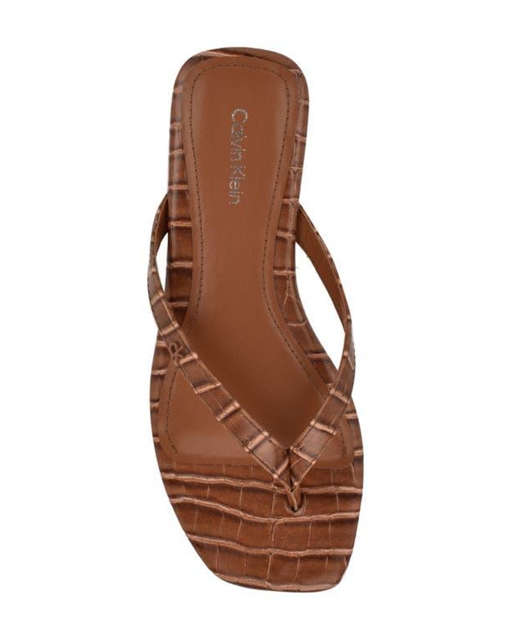 Calvin Klein Brown Stelea Flip Flop