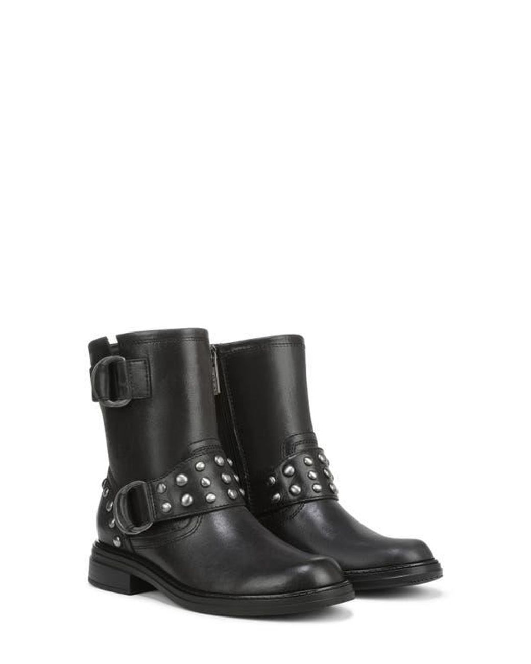 Naturalizer Black Optimus Stud Moto Boot