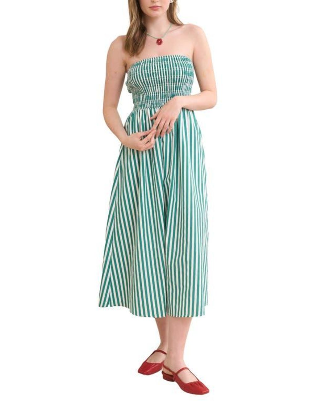 【Blu Pepper】★残りわずか★ Strapless Midi Dress Blu Pepper Strapless Midi Dress | Nordstromrack