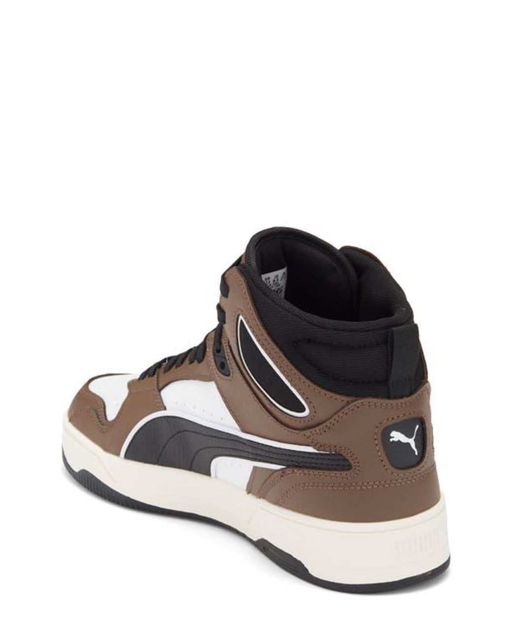 PUMA Brown Rbd Break Mid Top Sneaker for men