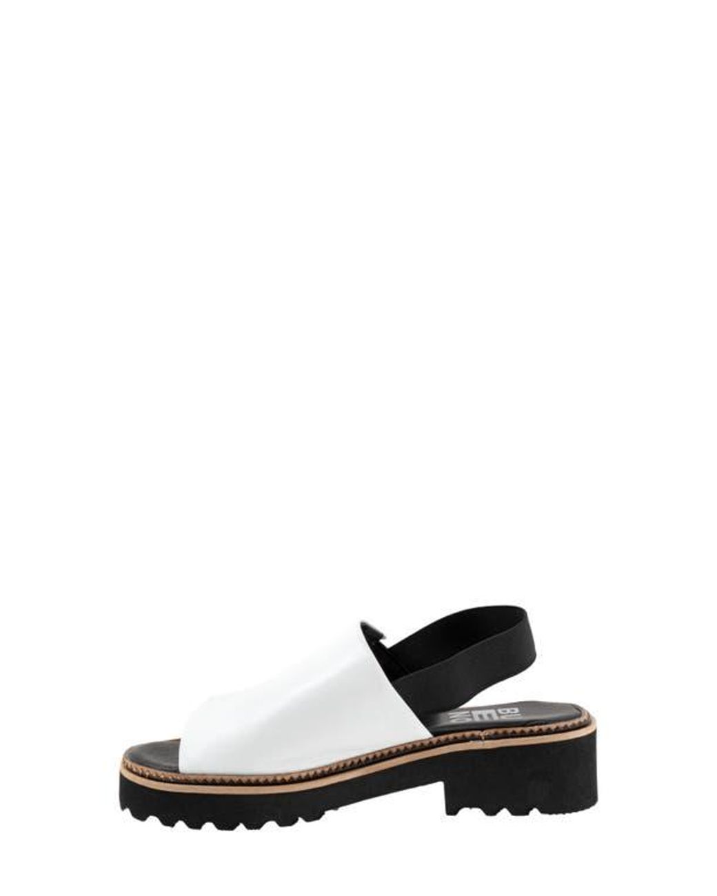 BUENO Black Amy Slingback Platform Sandal