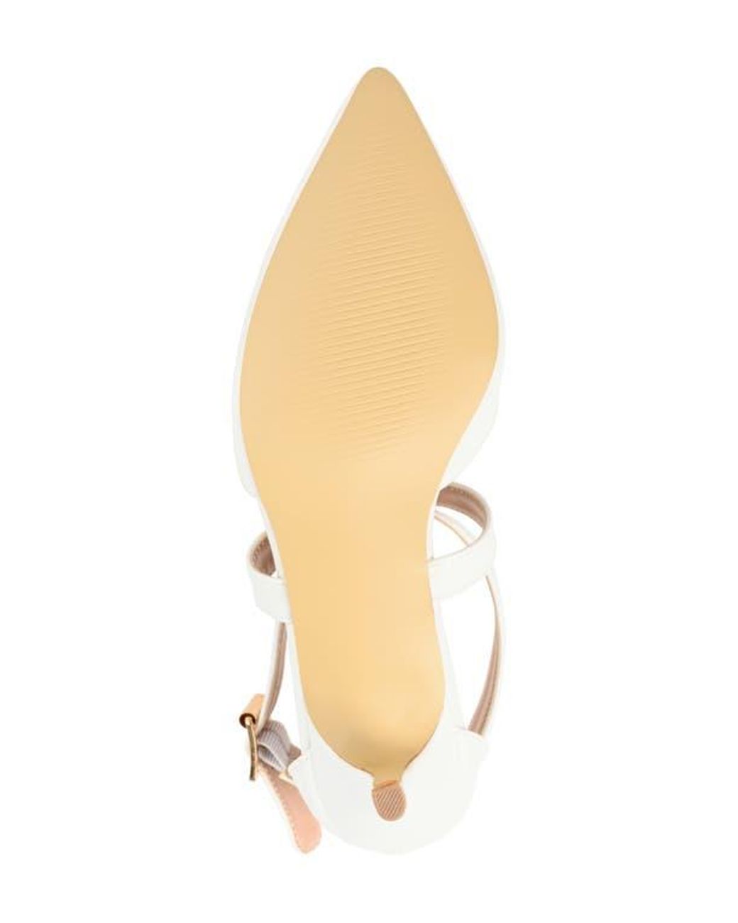 Journee Collection Pink Riva Crossover Pump