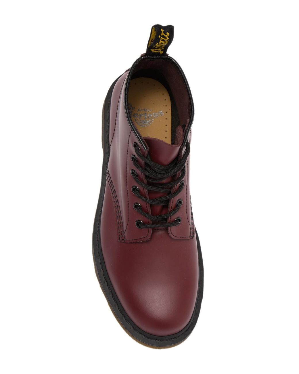 Dr. Martens 6-eye Cherry Leather Boot in Cherry Red (Red) for Men | Lyst