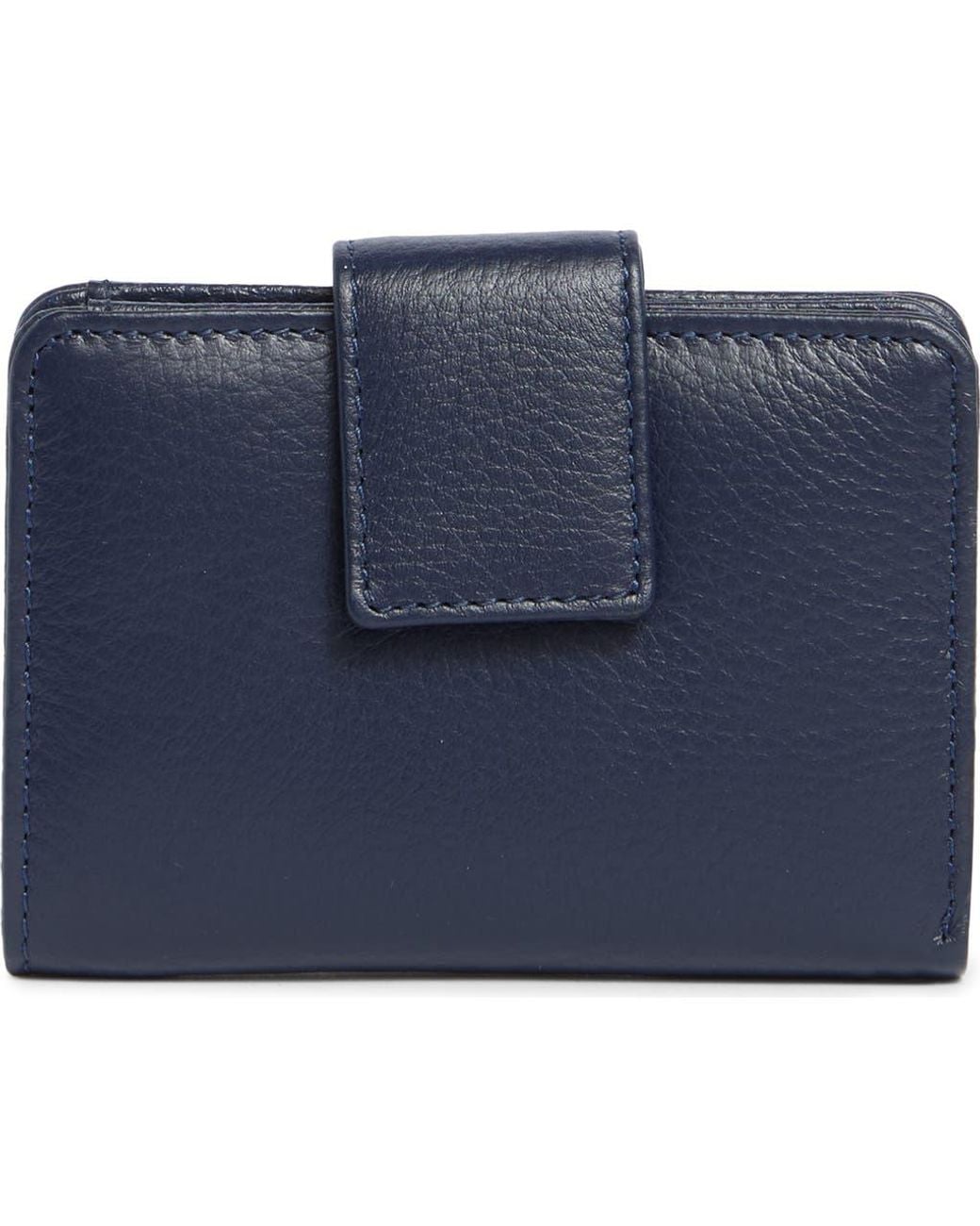 MUNDI SMALL LEATHER GOODS Blue Pixie Leather Card Case