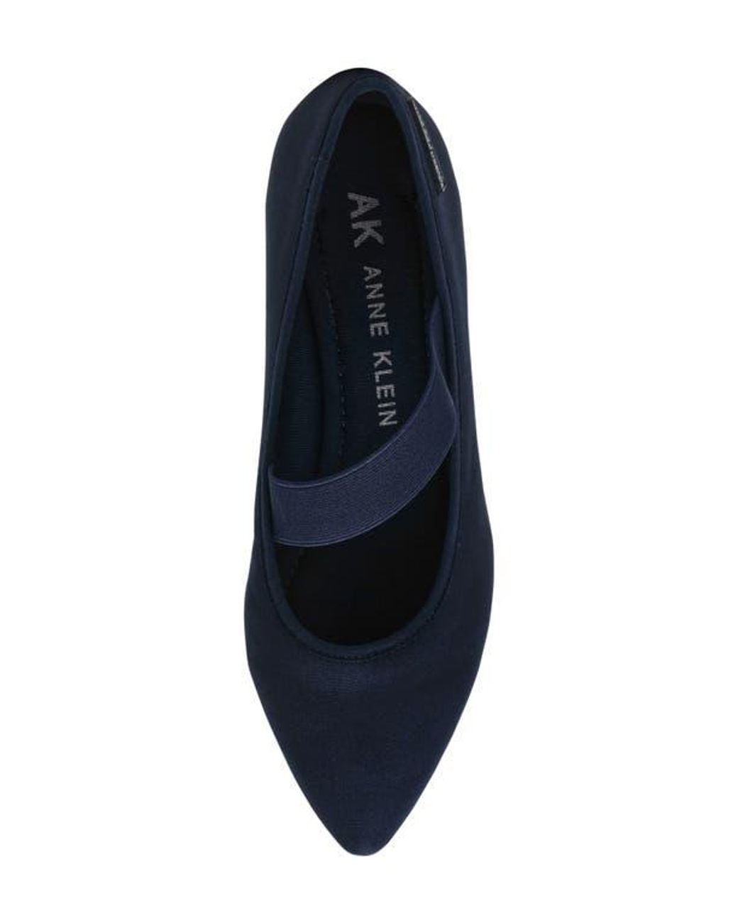 Anne Klein Blue Opalina Mary Jane Flat