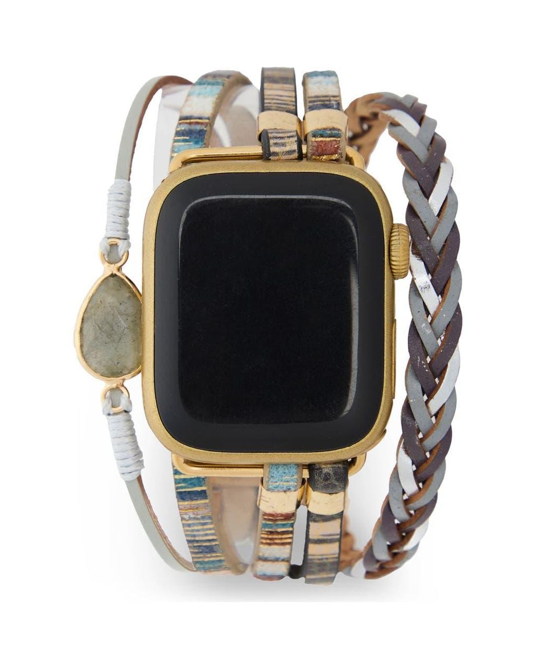 Saachi Black Apple Watch Watchband for men