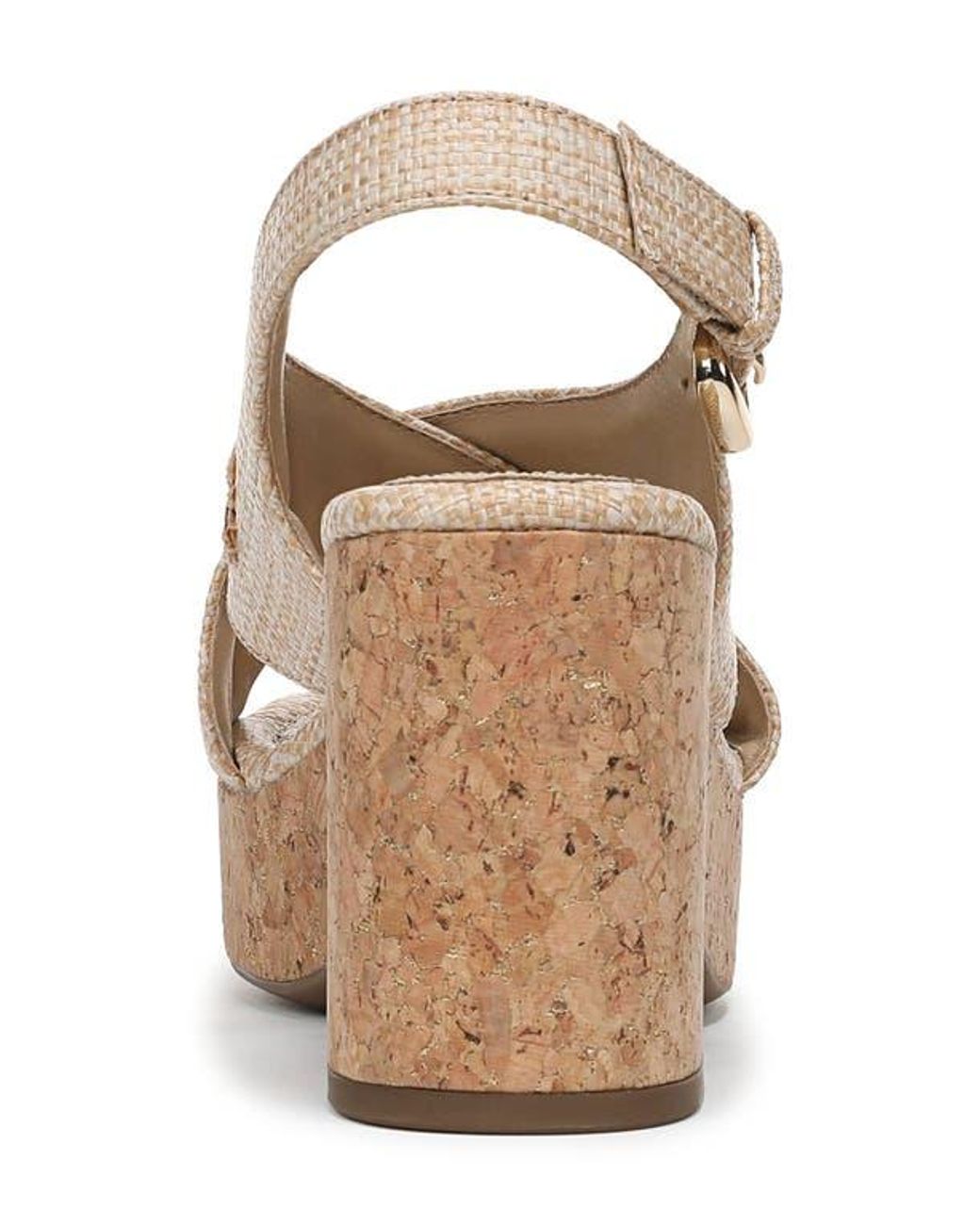 Sam & Libby Metallic Hanfleur Platform Slingback Sandal