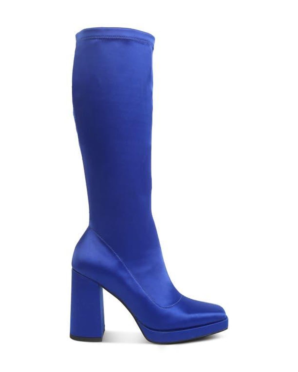 Rag & Co Blue Presto Knee High Boot