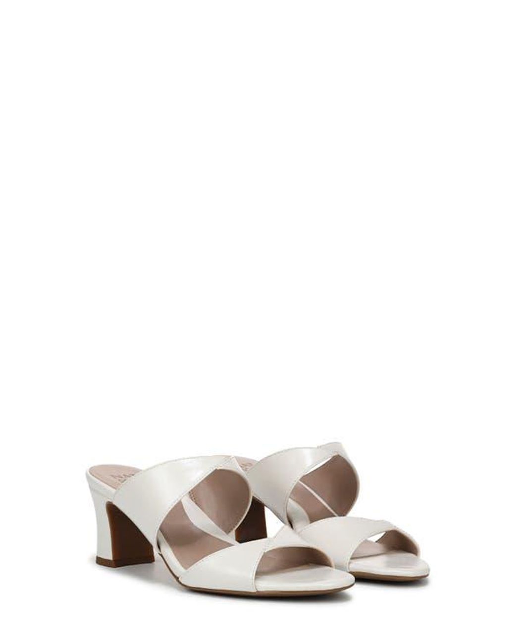 Naturalizer White Nessa Slide Sandal