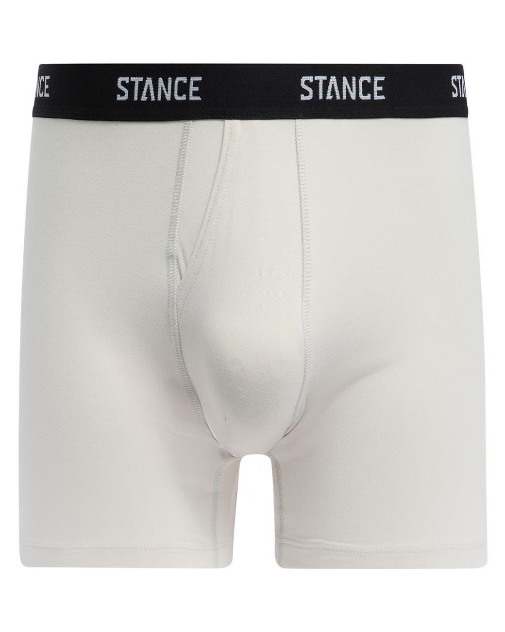 Stance White Solid Boxer Briefs for men