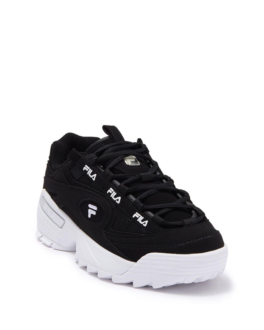 Fila D-formation Chunky Sole Sneaker in Black for Men | Lyst